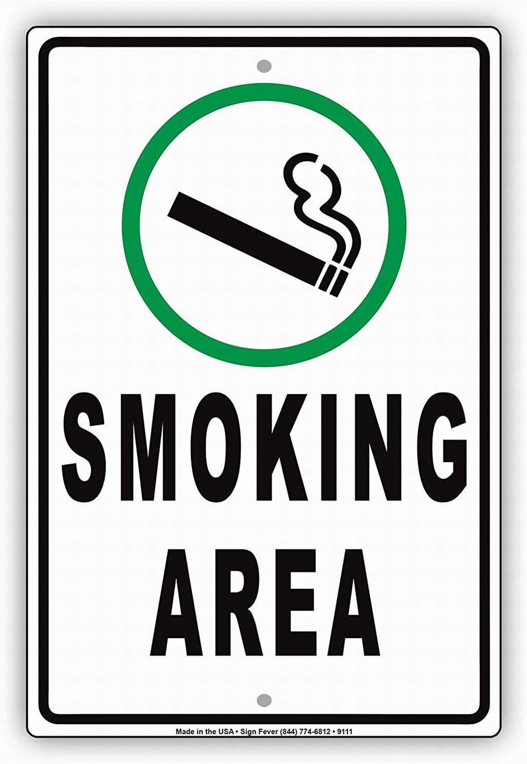 Vaping Store - Tanda Keselamatan 12x16 Merokok dan Vaping