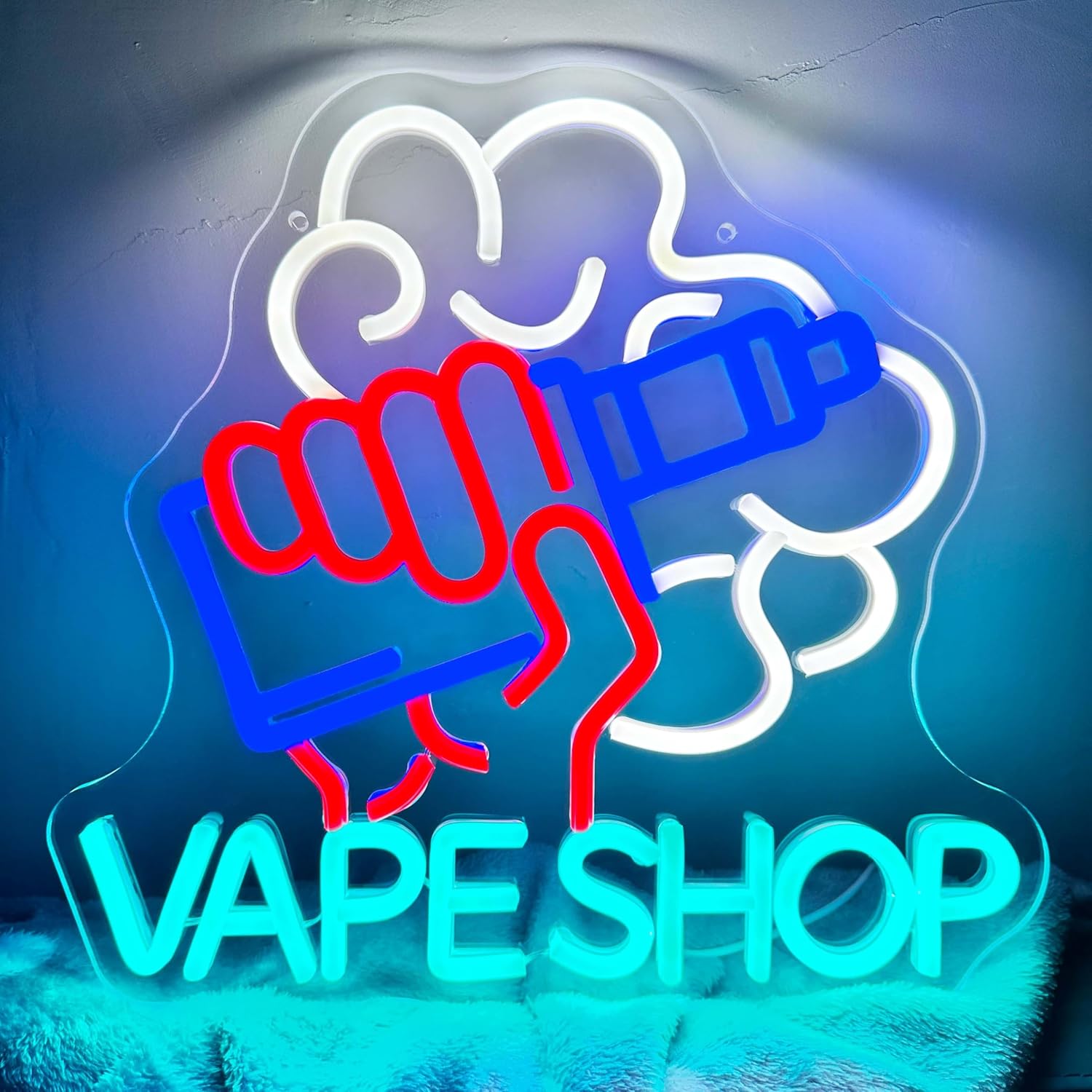 Vape Shop lampu Neon LED, tand - Accessories For Vaping ulasan dan harga