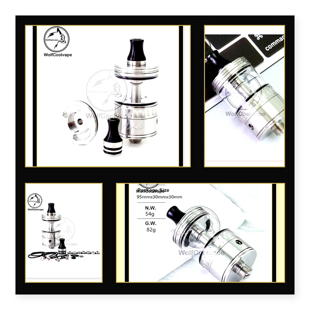 Wolfcoolvape NOLA RTA 22mm Ato - Vaping Air ulasan dan harga